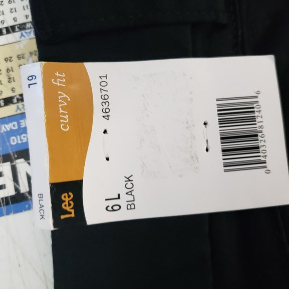 Lee Women's Modern Series Curvy Fit Maxwell Black - Picture 7 of 7